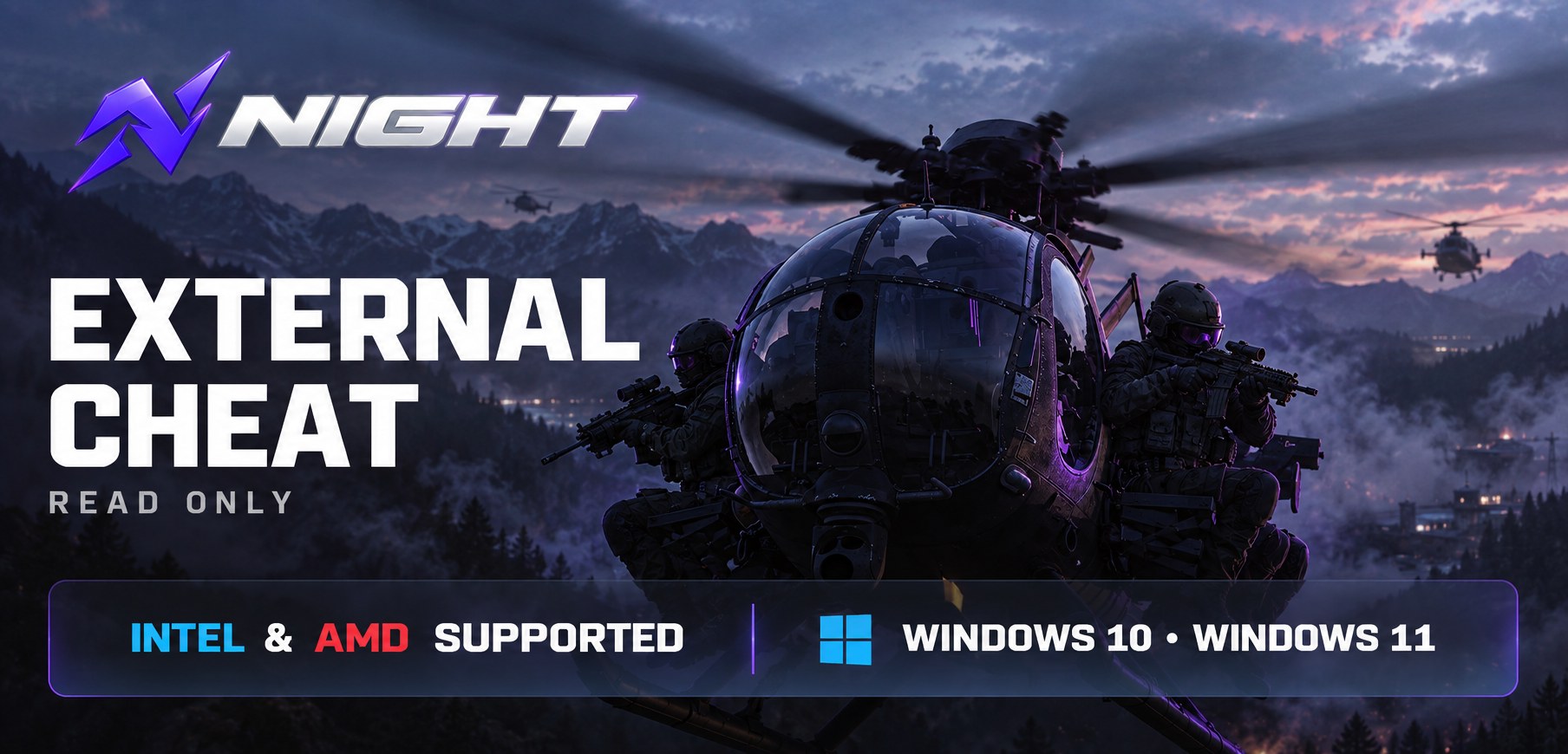 NIGHT — cheat externo para War Dogs
